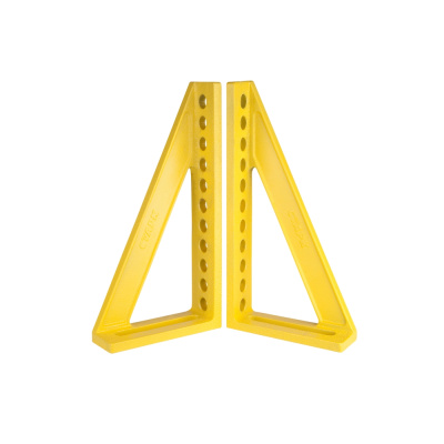 Упорный и крепежный угольник L300 с 11 отверстиями левый