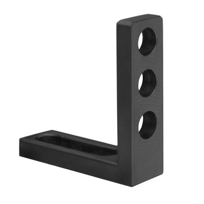 Упорный и крепежный угольник L90 с 3 отверстиями